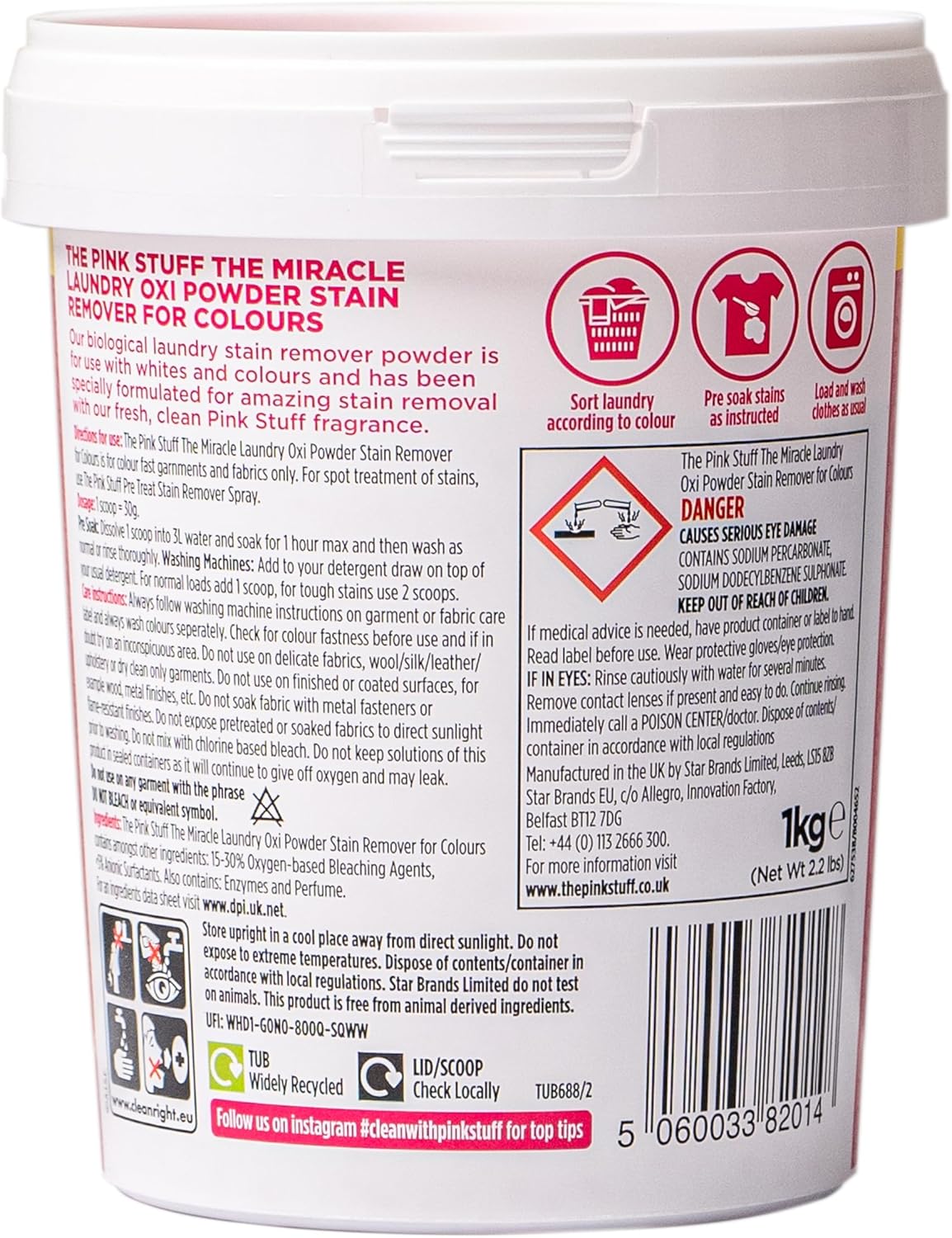 Hyper Concentrated Strong Stain Remover Powder